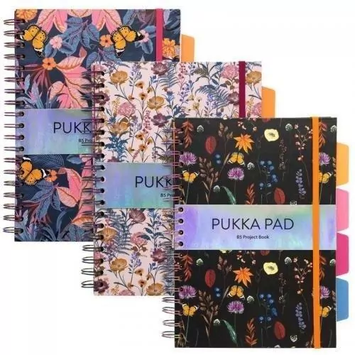Kołozeszyt Project Book Bloom. B5/100K linia. 3 sztuki - tantis.pl