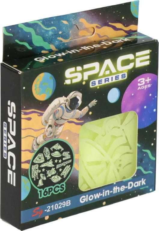 DEKORACJA SCIEN FLUORESC UFO 9X11X2 MIX2 MC 480 - tantis.pl