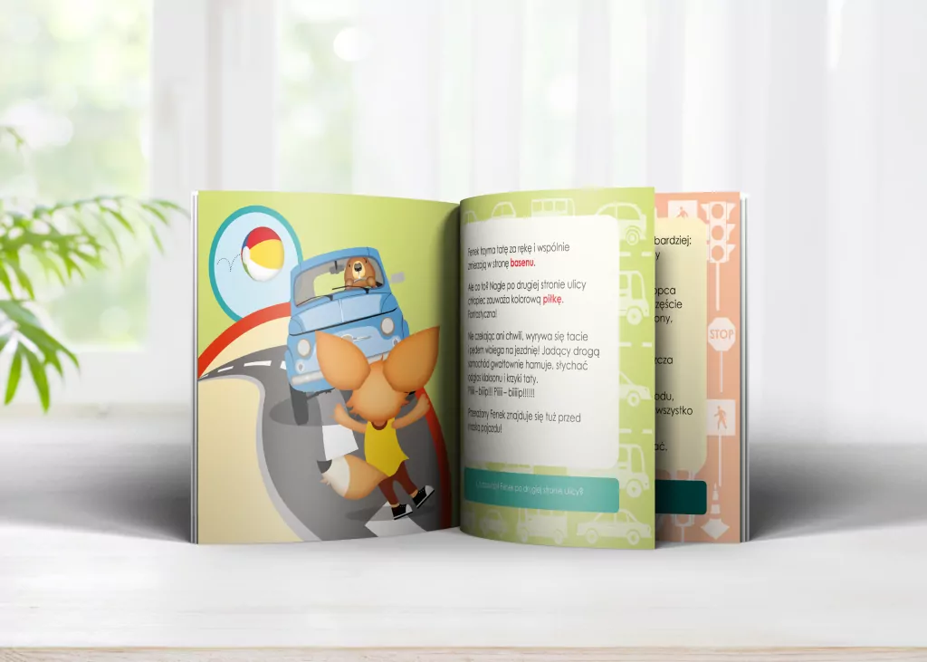 Ruch drogowy. Bezpieczeństwo. Przygody Fenka - tantis.pl