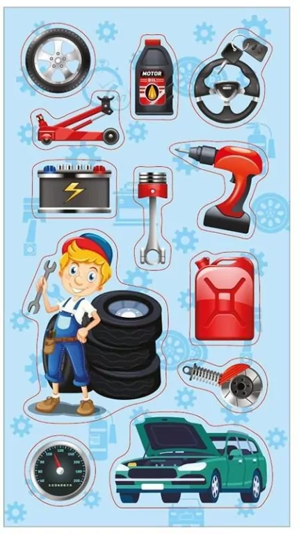 Naklejki. Mechanik samochodowy - tantis.pl