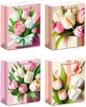 Torebka prezentowa M Kwiaty mix - tantis.pl