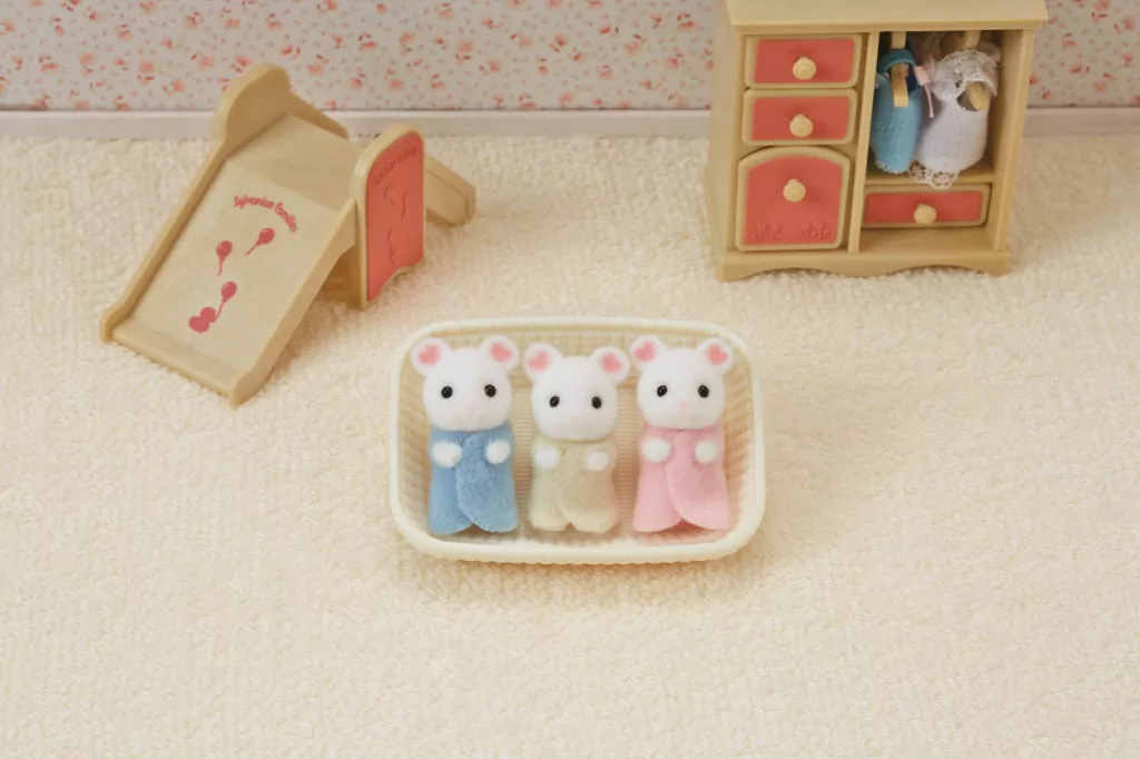 Zestaw Trojaczki Piankowych Myszek. Sylvanian Families - tantis.pl
