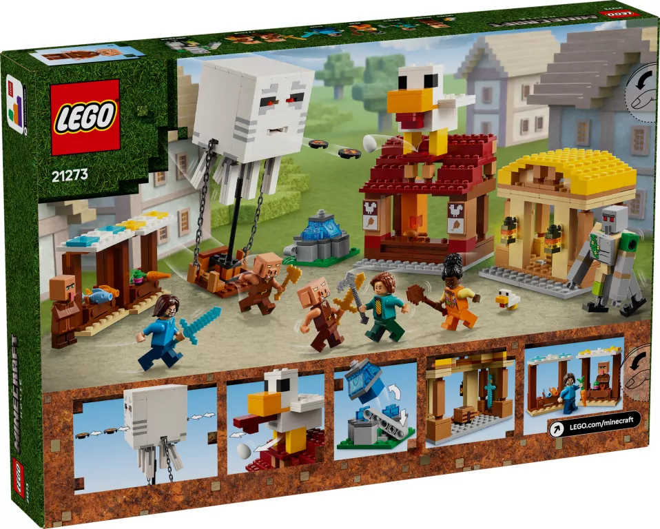 LEGO® Minecraft. Atak balonowego Ghasta na wioskę 21273 - tantis.pl