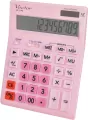Kalkulator biurowy różowy Vector VC-12 PK - tantis.pl