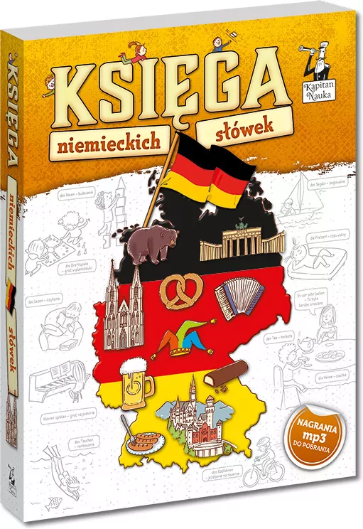 Księga niemieckich słówek. Kapitan Nauka - tantis.pl