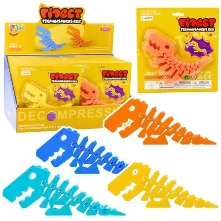Dinozaur 3D układanka elastyczna MIX - tantis.pl