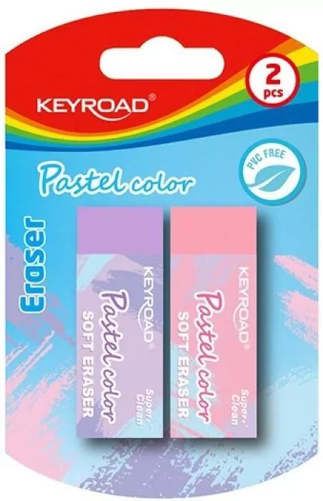 Gumka pastelowa 2szt MIX - tantis.pl
