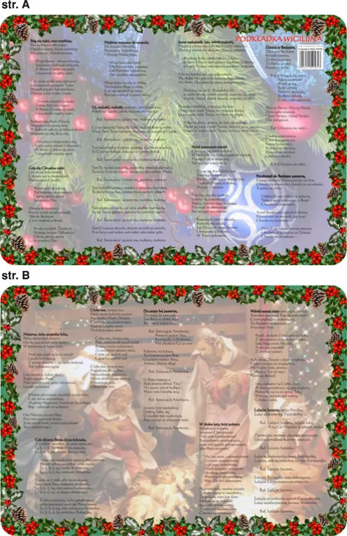 Podkładka wigilijna - tantis.pl