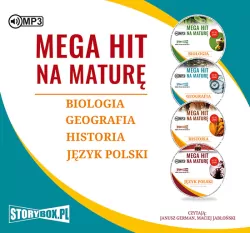 Biologia, Geografia, Historia, Język polski. Mega hit na maturę. CD