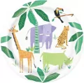 Talerzyki papierowe Animal Safari 23cm - tantis.pl