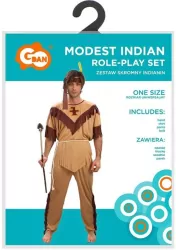 Strój dla dorosłych. Indianin rozm. uniwersalny