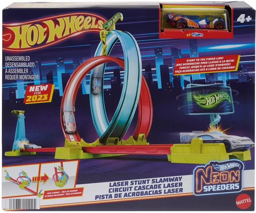Hot Wheels Neon Speeders Superpętla - tantis.pl