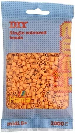 Hama Midi Koraliki w woreczku 1000 pomarańczowe - tantis.pl