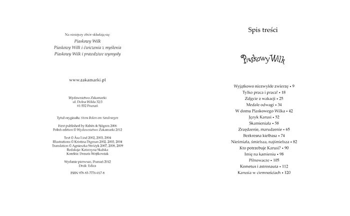 Raz, dwa, trzy, Piaskowy Wilk - tantis.pl