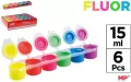 Farba plakatowa tempera fluor 6x15ml - tantis.pl