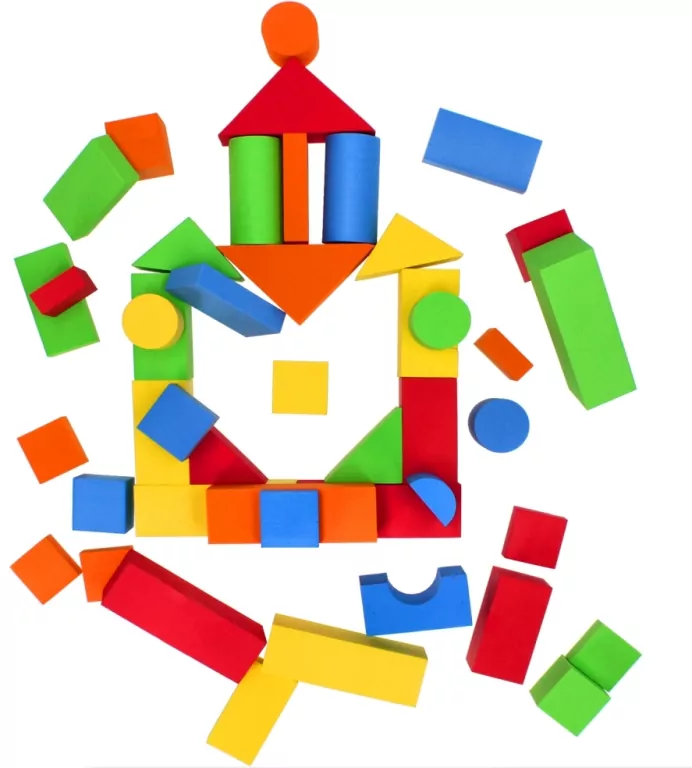 Klocki piankowe 46 elementów - tantis.pl