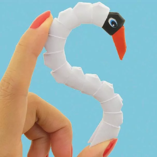 Origami 3D. Łabędź - tantis.pl