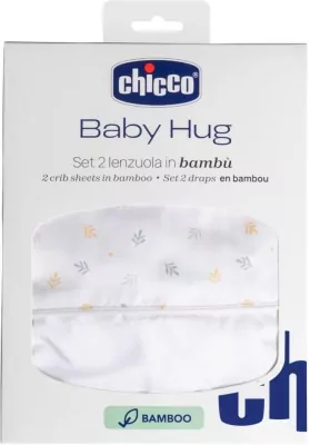 Prześcieradło Baby Hug G/D bambusowe foliage