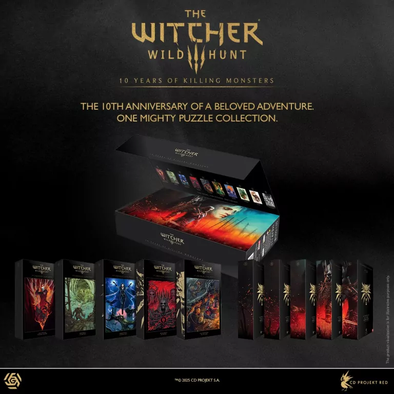 Puzzle 10x500 The Witcher (Wiedźmin) 3: Wild Hunt - tantis.pl