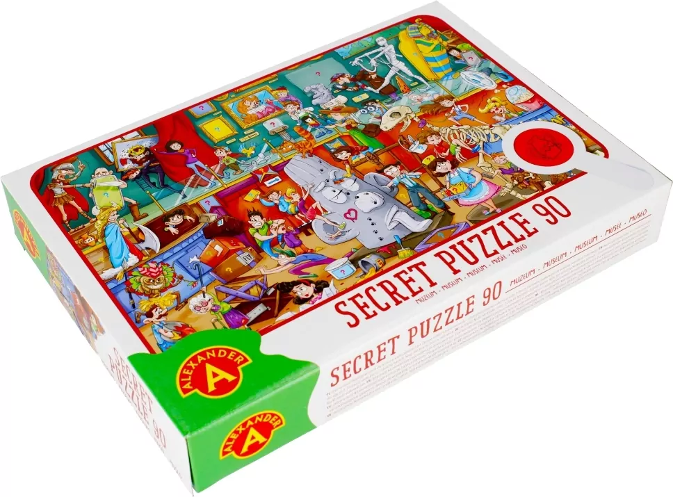 Puzzle 90 obserwacyjne z lupą. Muzeum - tantis.pl