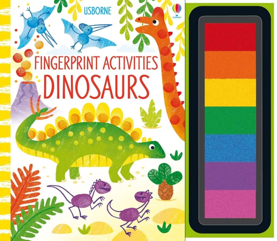 Fingerprint Activities Dinosaurs wer. angielska - tantis.pl