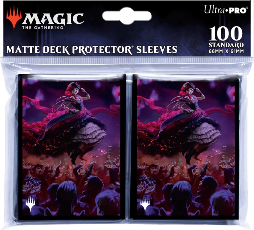 Ultra-Pro: Magic the Gathering - Outlaws of Thunder Junction - Matte Deck Protector Sleeves - Olivia, Opulent Outlaw (100 szt.) - tantis.pl