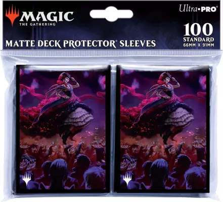 Ultra-Pro: Magic the Gathering - Outlaws of Thunder Junction - Matte Deck Protector Sleeves - Olivia, Opulent Outlaw (100 szt.)