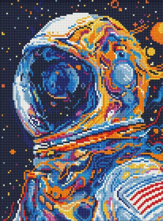 Diamentowa mozaika - Spojrzenie w wieczność 30x40 - tantis.pl