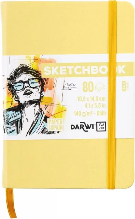 Szkicownik A6 140g bladożółty - tantis.pl