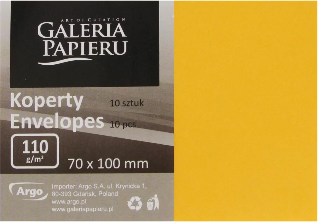 KOPERTA 70X100 NK MIX INTENSYWNY GAL PAP OP10SZT - tantis.pl