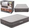 Materac dmuchany dwuosobowy z pompką 203x152cm - tantis.pl