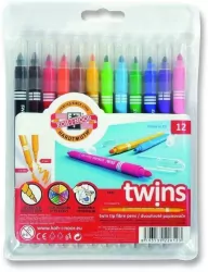 Flamastry Twins, 12 kolorów