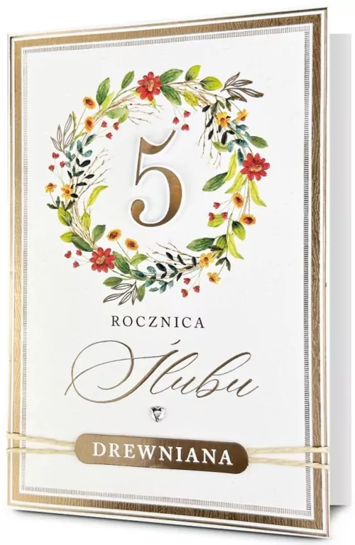 Karnet Rocznica ślubu 5 - tantis.pl