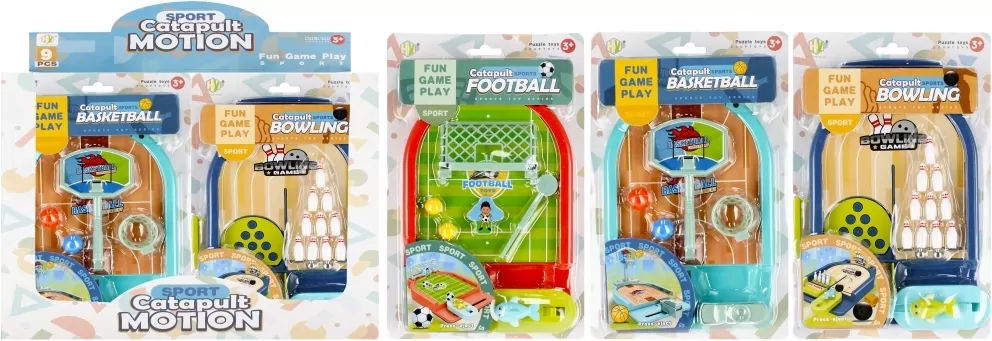 Gra zręcznościowa Koszykówka / Kręgle / Piłka nożna Mega Creative 499230 - tantis.pl