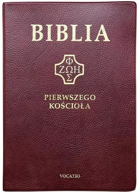 Biblia pierwszego Kościoła bordowa - tantis.pl