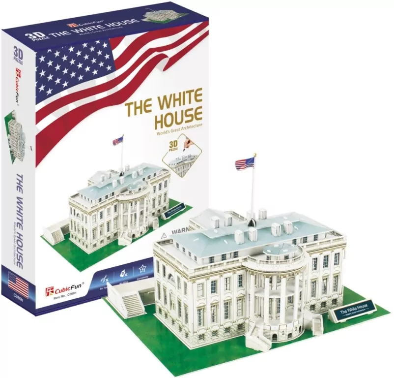 Puzzle 3D. The White House - tantis.pl