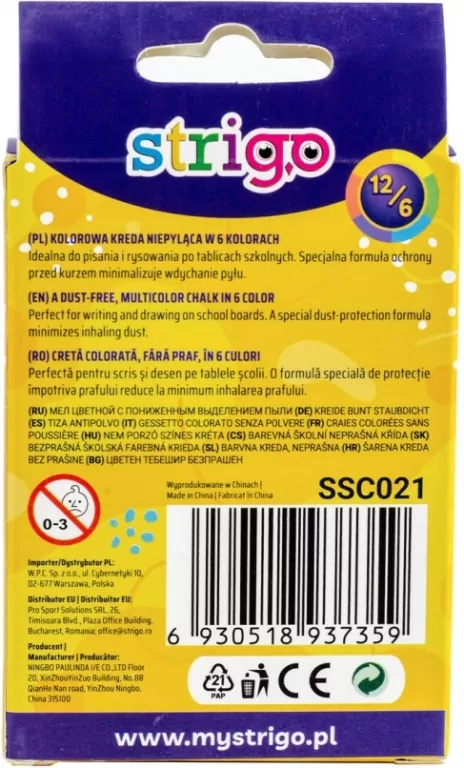 Kreda 12 kolorów - tantis.pl