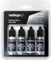 Vallejo: 77.251 - True Metallic Metal - Sterling Silver Paint Set - tantis.pl