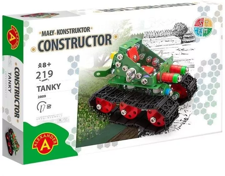 Mały Konstruktor - Tanky 8+ - tantis.pl