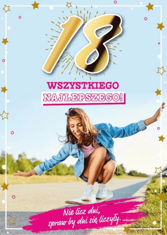 Karnet 18 Urodziny - tantis.pl