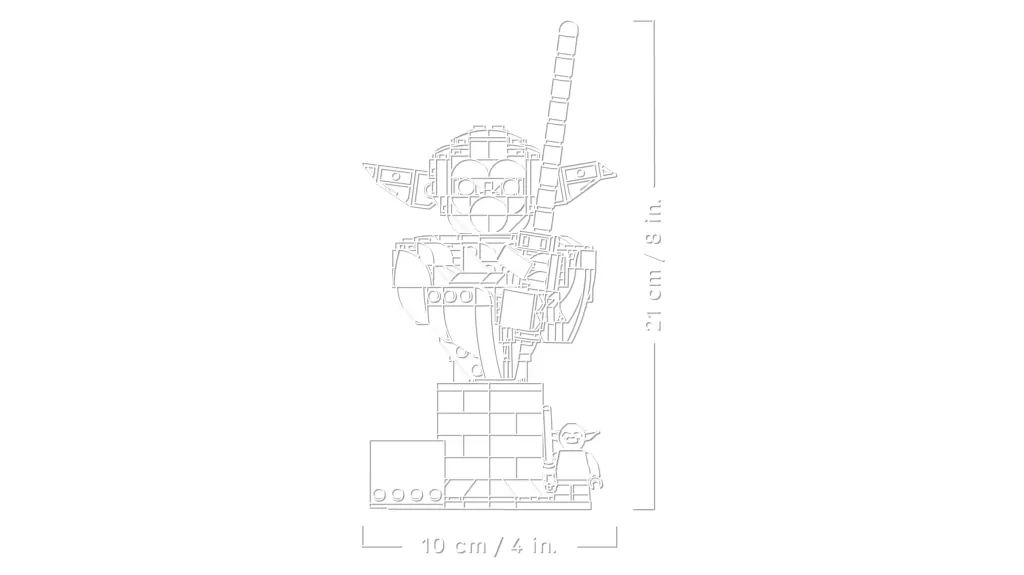LEGO® Popiersie Yody™ 75438 - tantis.pl