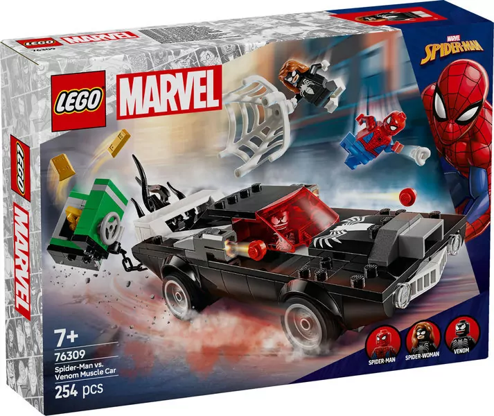 LEGO® Spider-Man kontra muscle car Venoma 76309 - tantis.pl