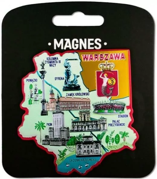 Magnes. I love Poland. Warszawa. ILP-MAG-A-WAR-29 - tantis.pl