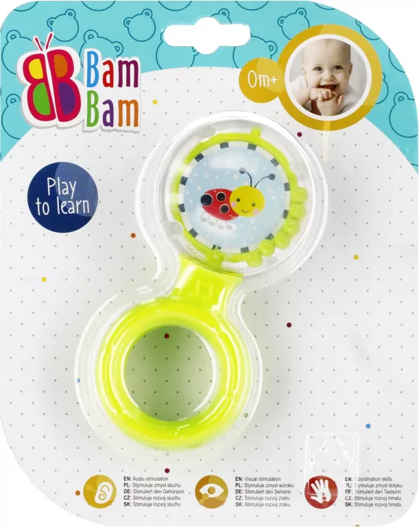 Grzechotka kula BAM BAM - tantis.pl