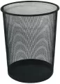 Kosz na śmieci Office Set metalowy 19l czarny - tantis.pl