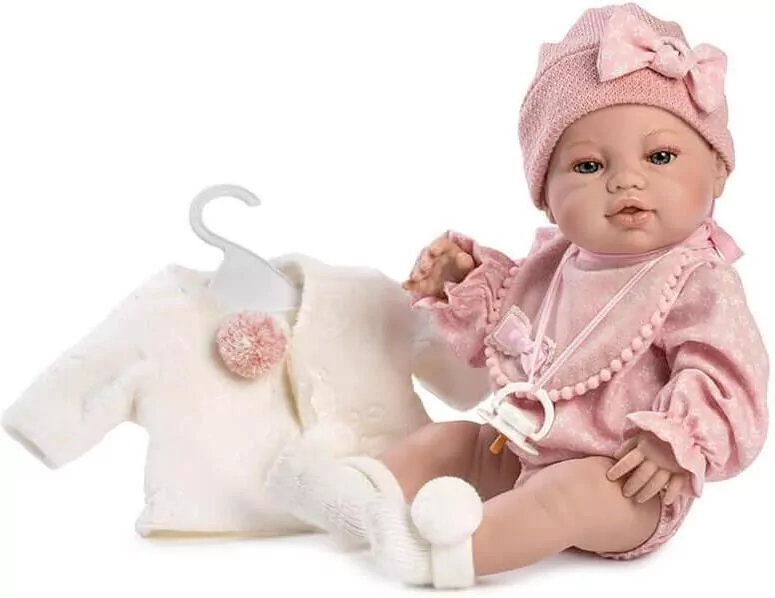Lalka hiszpańska bobas Manita z akcesoriami 42cm - tantis.pl