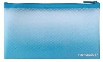 Torebka na zamek mesh Maxi EVA DL niebieska - tantis.pl