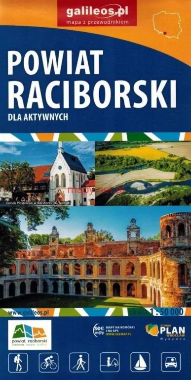 Powiat Raciborski dla aktywnych 1:50 000. Wydanie 2022 - tantis.pl
