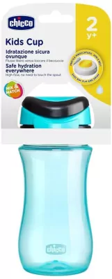 Chicco Kubek z twardym ustnikiem 350ml niebieski