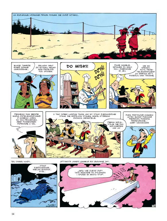 Śpiewający drut. Lucky Luke. Tom 46 - tantis.pl